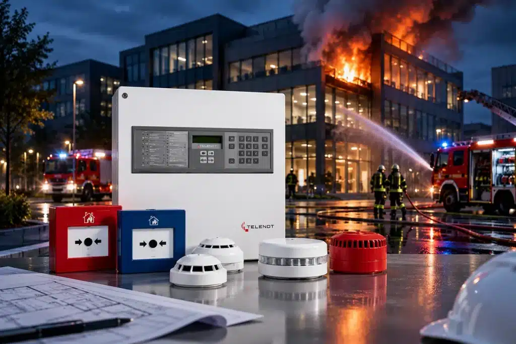 Brandmeldertechnik mit TELENOT Komponenten | Priesmeier TELENOT Komponenten für professionelle Brandmeldertechnik und Brandschutzanlagen